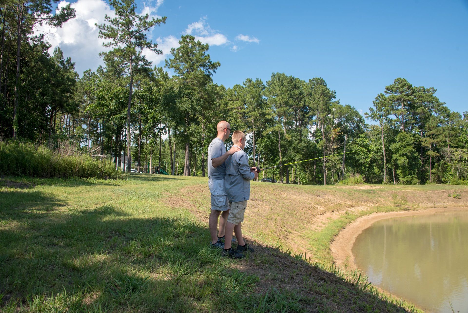 Open space and natural surroundings at White Oak Trails